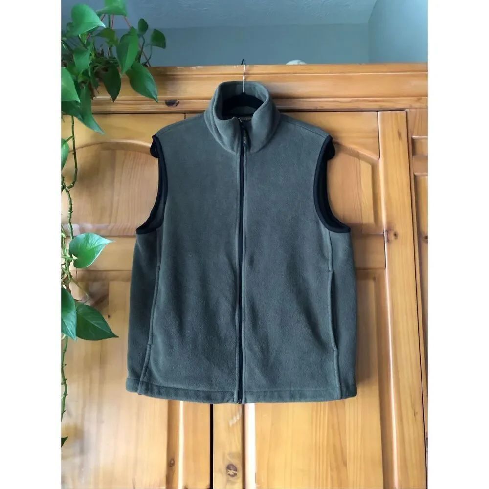 Woolrich Fleece Vest Men's Everglade Green Size L
